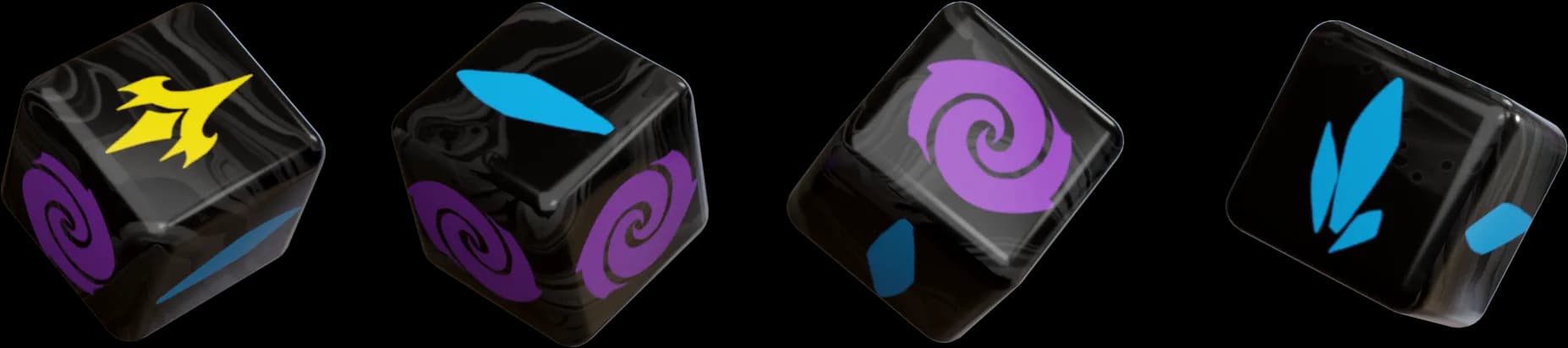 Dice 4 across