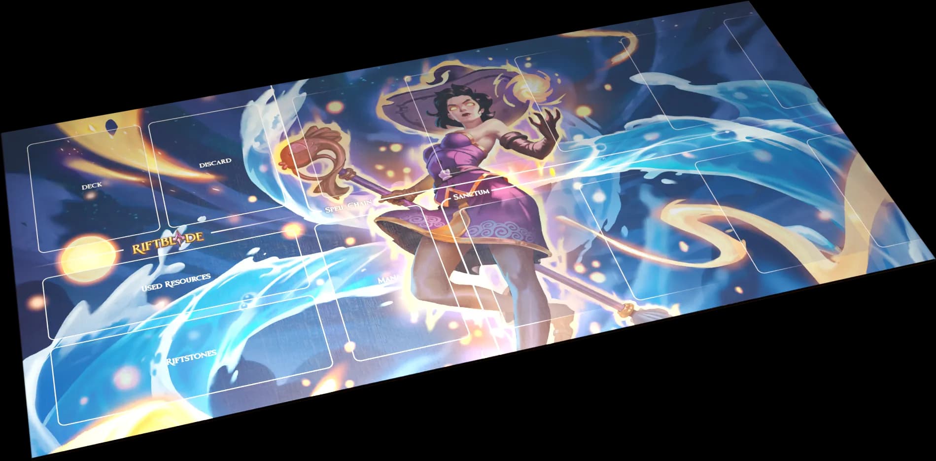 celestial tide player mat render